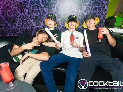 A professional photo of guests enjoying themselves at Cocktails Nightclub from our gallery.