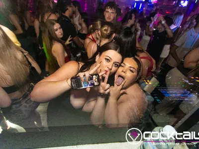 A professional photo of guests enjoying themselves at Cocktails Nightclub from our gallery.