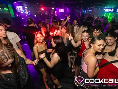 A professional photo of guests enjoying themselves at Cocktails Nightclub from our gallery.