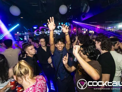 A professional photo of guests enjoying themselves at Cocktails Nightclub from our gallery.