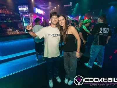 A professional photo of guests enjoying themselves at Cocktails Nightclub from our gallery.