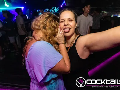 A professional photo of guests enjoying themselves at Cocktails Nightclub from our gallery.