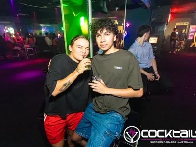 A professional photo of guests enjoying themselves at Cocktails Nightclub from our gallery.