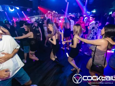 A professional photo of guests enjoying themselves at Cocktails Nightclub from our gallery.