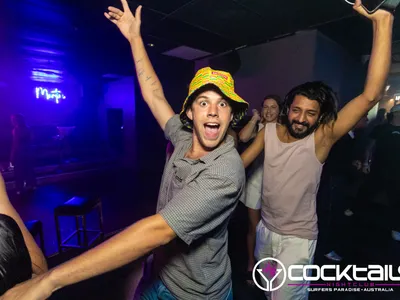 A professional photo of guests enjoying themselves at Cocktails Nightclub from our gallery.