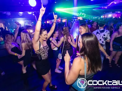 A professional photo of guests enjoying themselves at Cocktails Nightclub from our gallery.