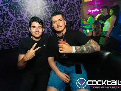 A professional photo of guests enjoying themselves at Cocktails Nightclub from our gallery.