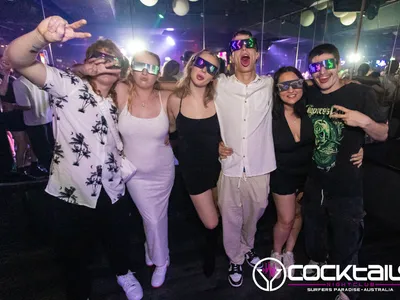 A professional photo of guests enjoying themselves at Cocktails Nightclub from our gallery.