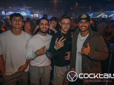 A professional photo of guests enjoying themselves at Cocktails Nightclub from our gallery.