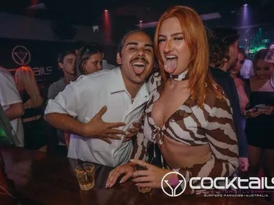 A professional photo of guests enjoying themselves at Cocktails Nightclub from our gallery.