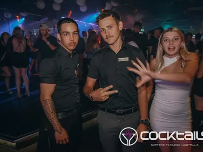 A professional photo of guests enjoying themselves at Cocktails Nightclub from our gallery.