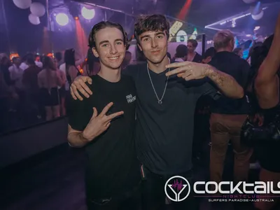 A professional photo of guests enjoying themselves at Cocktails Nightclub from our gallery.