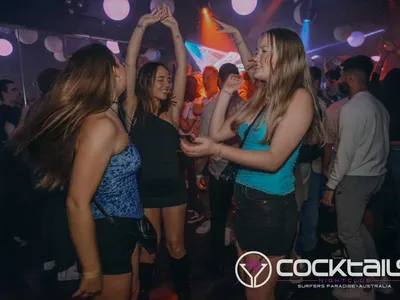 A professional photo of guests enjoying themselves at Cocktails Nightclub from our gallery.