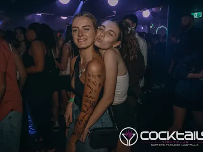 A professional photo of guests enjoying themselves at Cocktails Nightclub from our gallery.