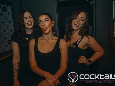 A professional photo of guests enjoying themselves at Cocktails Nightclub from our gallery.