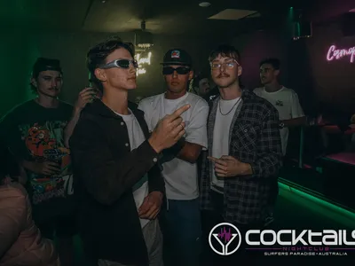 A professional photo of guests enjoying themselves at Cocktails Nightclub from our gallery.