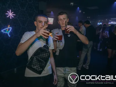 A professional photo of guests enjoying themselves at Cocktails Nightclub from our gallery.