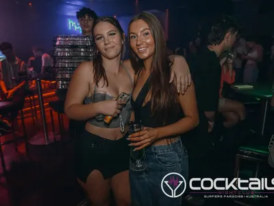 A professional photo of guests enjoying themselves at Cocktails Nightclub from our gallery.