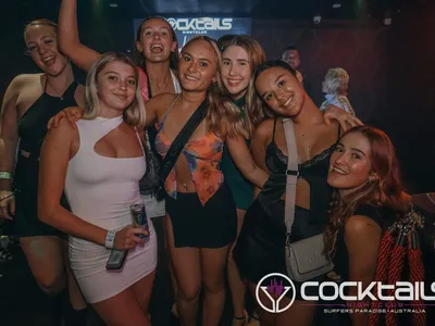 A professional photo of guests enjoying themselves at Cocktails Nightclub from our gallery.