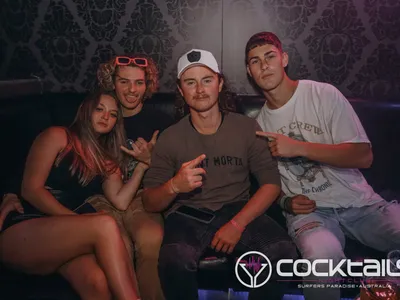 A professional photo of guests enjoying themselves at Cocktails Nightclub from our gallery.