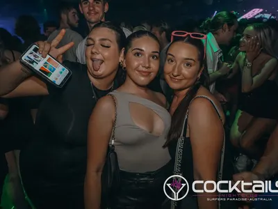 A professional photo of guests enjoying themselves at Cocktails Nightclub from our gallery.