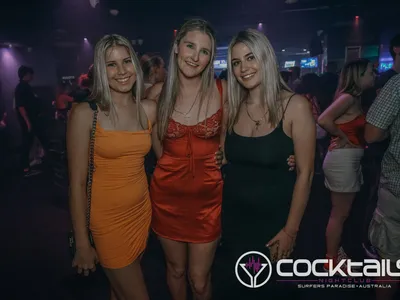 A professional photo of guests enjoying themselves at Cocktails Nightclub from our gallery.