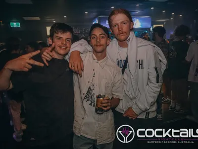 A professional photo of guests enjoying themselves at Cocktails Nightclub from our gallery.