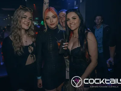 A professional photo of guests enjoying themselves at Cocktails Nightclub from our gallery.