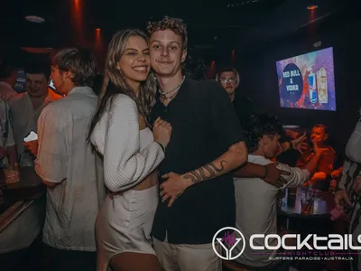 A professional photo of guests enjoying themselves at Cocktails Nightclub from our gallery.