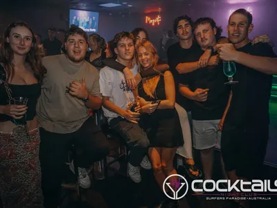 A professional photo of guests enjoying themselves at Cocktails Nightclub from our gallery.