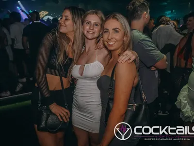 A professional photo of guests enjoying themselves at Cocktails Nightclub from our gallery.