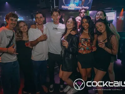 A professional photo of guests enjoying themselves at Cocktails Nightclub from our gallery.