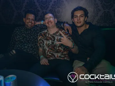 A professional photo of guests enjoying themselves at Cocktails Nightclub from our gallery.