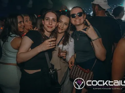 A professional photo of guests enjoying themselves at Cocktails Nightclub from our gallery.