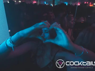 A professional photo of guests enjoying themselves at Cocktails Nightclub from our gallery.