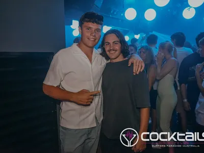 A professional photo of guests enjoying themselves at Cocktails Nightclub from our gallery.