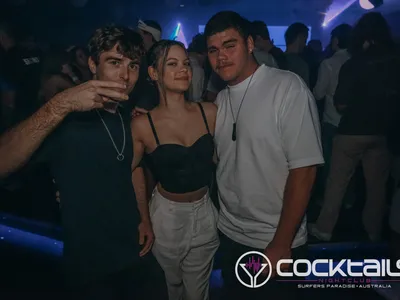 A professional photo of guests enjoying themselves at Cocktails Nightclub from our gallery.