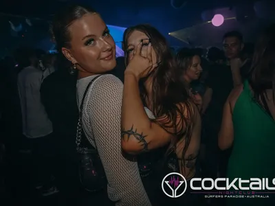 A professional photo of guests enjoying themselves at Cocktails Nightclub from our gallery.