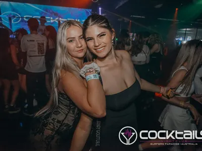 A professional photo of guests enjoying themselves at Cocktails Nightclub from our gallery.