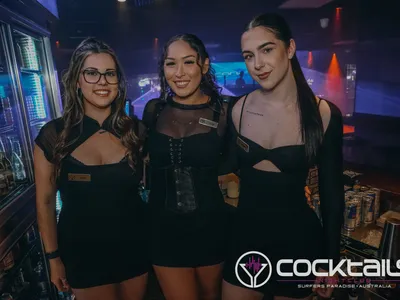 A professional photo of guests enjoying themselves at Cocktails Nightclub from our gallery.