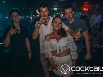 A professional photo of guests enjoying themselves at Cocktails Nightclub from our gallery.