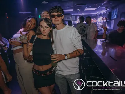 A professional photo of guests enjoying themselves at Cocktails Nightclub from our gallery.