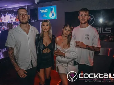 A professional photo of guests enjoying themselves at Cocktails Nightclub from our gallery.