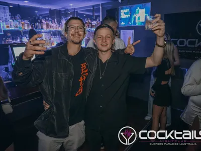 A professional photo of guests enjoying themselves at Cocktails Nightclub from our gallery.