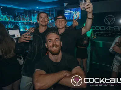 A professional photo of guests enjoying themselves at Cocktails Nightclub from our gallery.