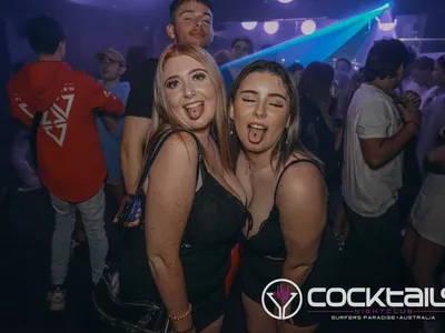 A professional photo of guests enjoying themselves at Cocktails Nightclub from our gallery.