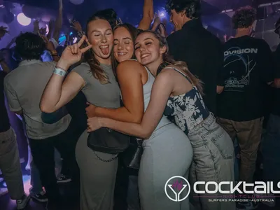 A professional photo of guests enjoying themselves at Cocktails Nightclub from our gallery.