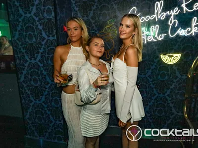 A professional photo of guests enjoying themselves at Cocktails Nightclub from our gallery.