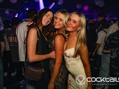 A professional photo of guests enjoying themselves at Cocktails Nightclub from our gallery.