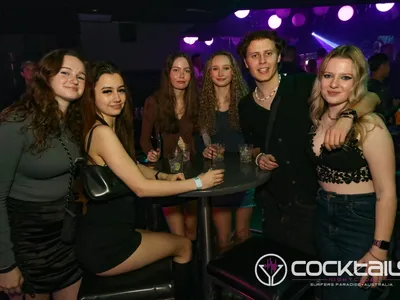 A professional photo of guests enjoying themselves at Cocktails Nightclub from our gallery.